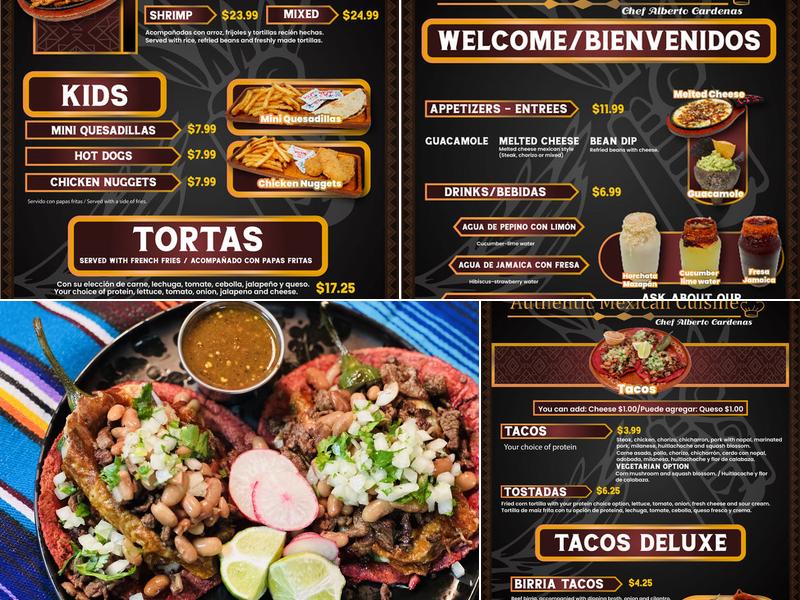 Mexitli Restaurant Menu