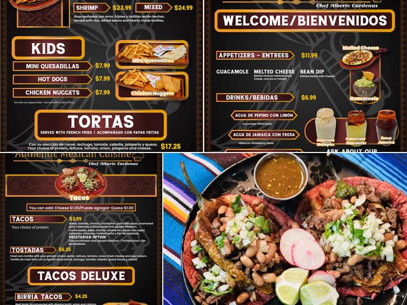 Mexitli Restaurant Menu