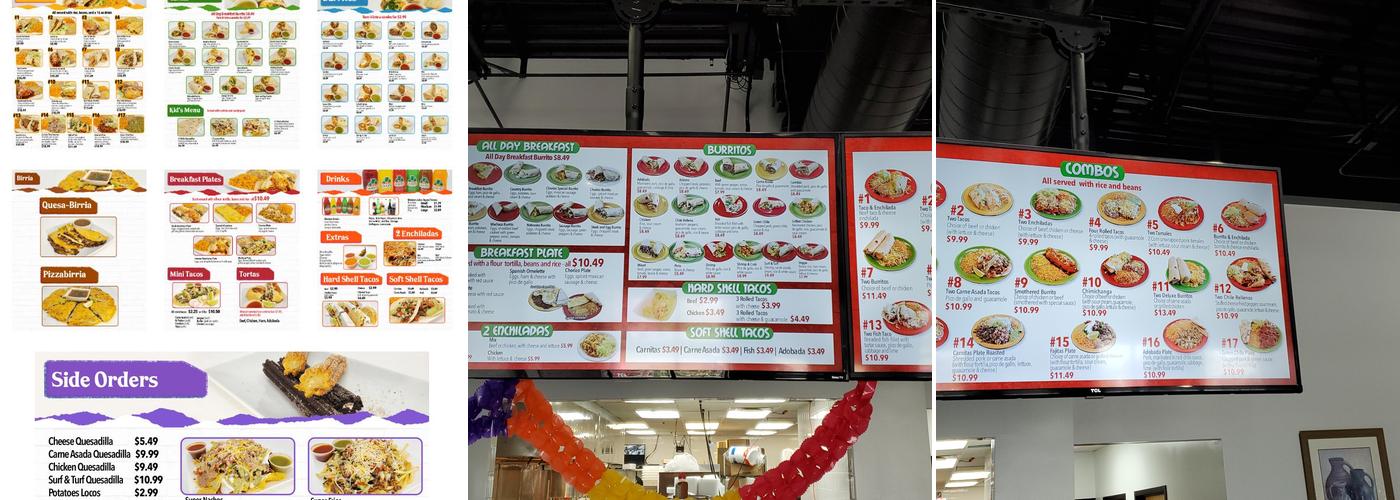 D'Leon's ​Taco Rico Menu