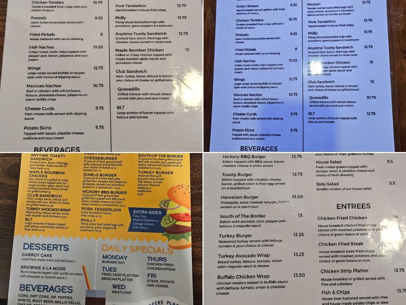 Becks Place Overland Park Menu