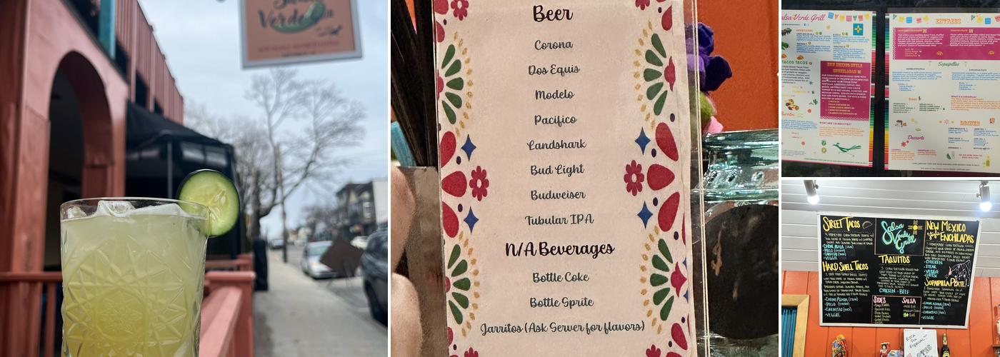 Salsa Verde Grill Menu