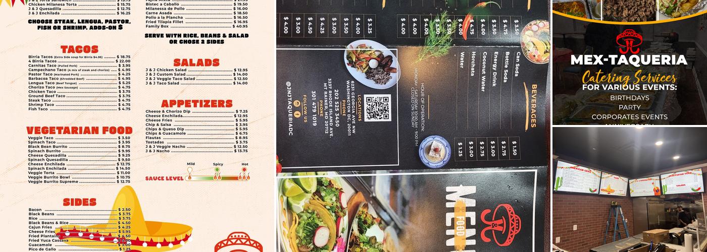 J & J Mex-Taqueria Menu