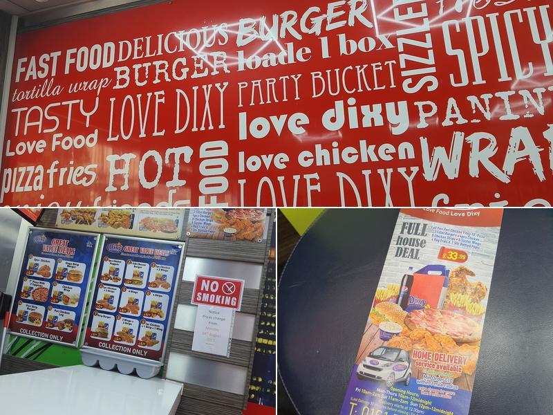Dixy Chicken Bury Menu