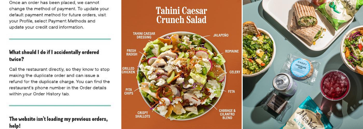Chopt Creative Salad Co. Menu