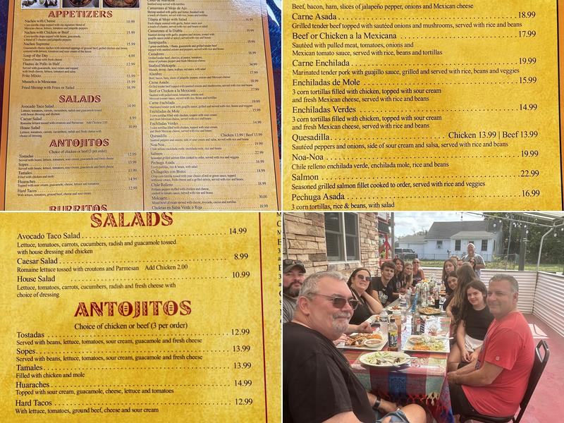 Cazadores 2 Mexican Restaurant Menu