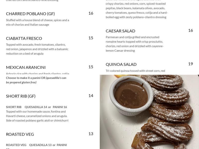 42 fusion Menu