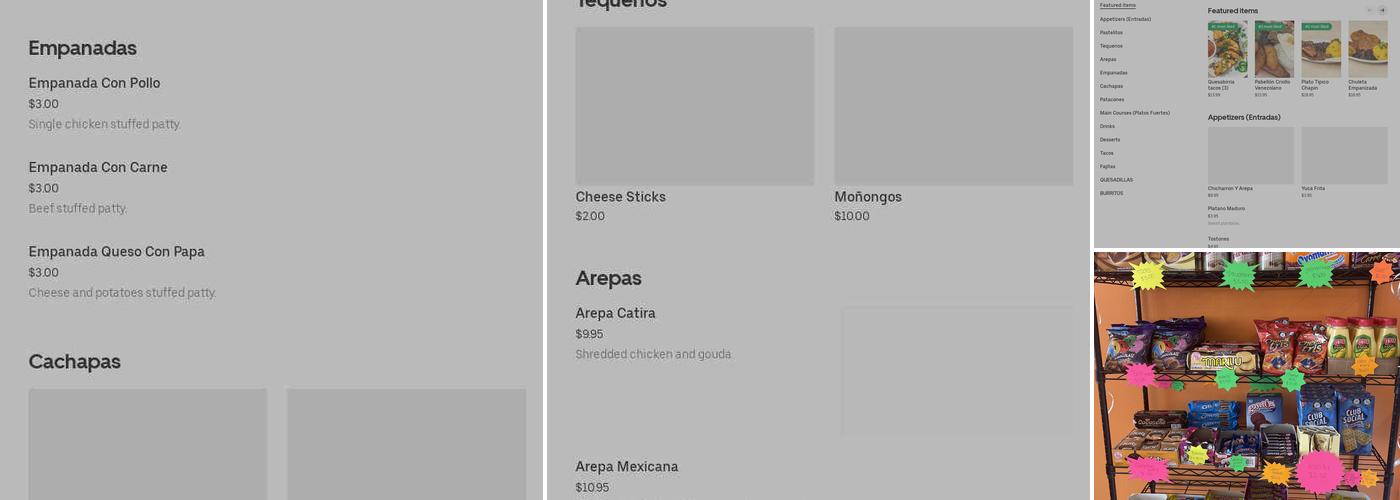 Los Chamos Menu