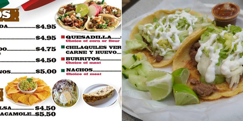 Los Amigos Tacos Menu