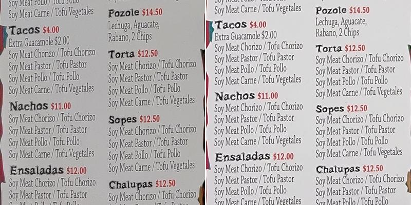TACOZONE UTICA Menu