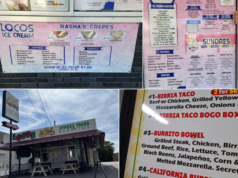 Locos Street Tacos & Burritos Menu