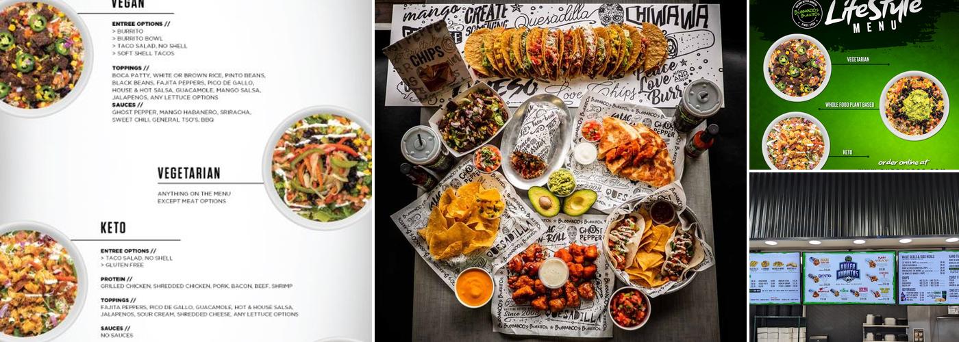 Bubbakoo's Burritos Menu