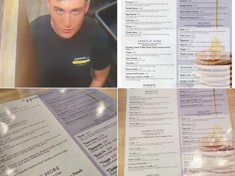 Eggsquisite Cafe Menu