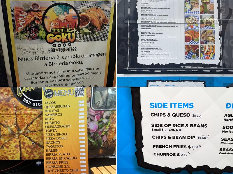 Carlos Birrieria 17th Ave Menu