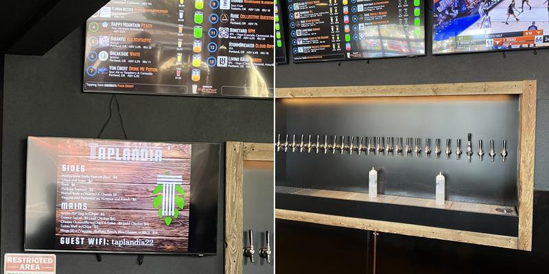 Taplandia Taphouse Menu