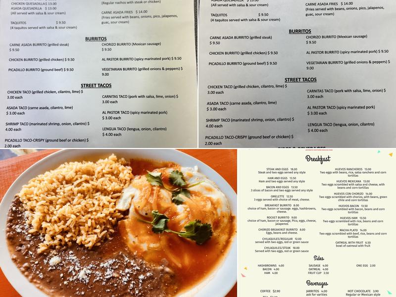 Los Altos Menu