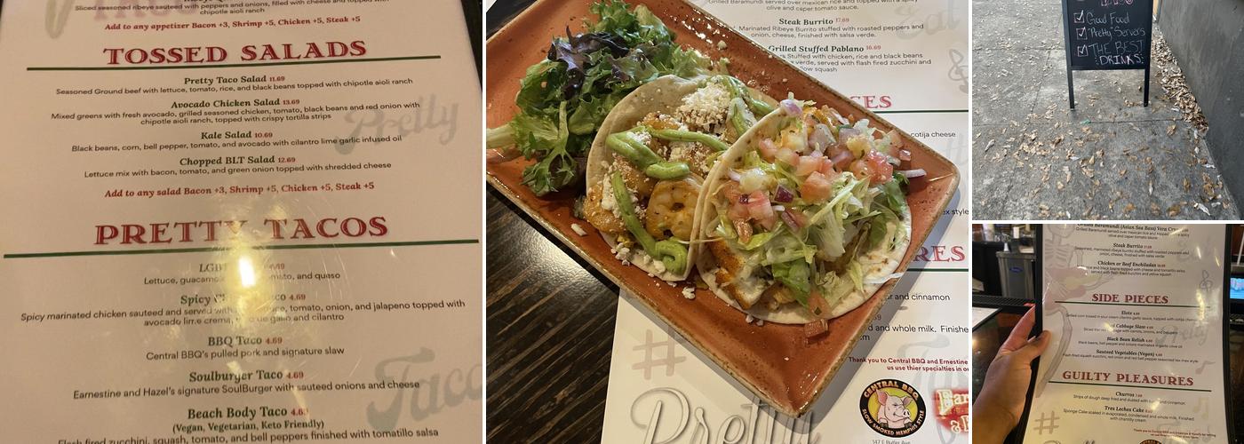 Pretty Taco Menu