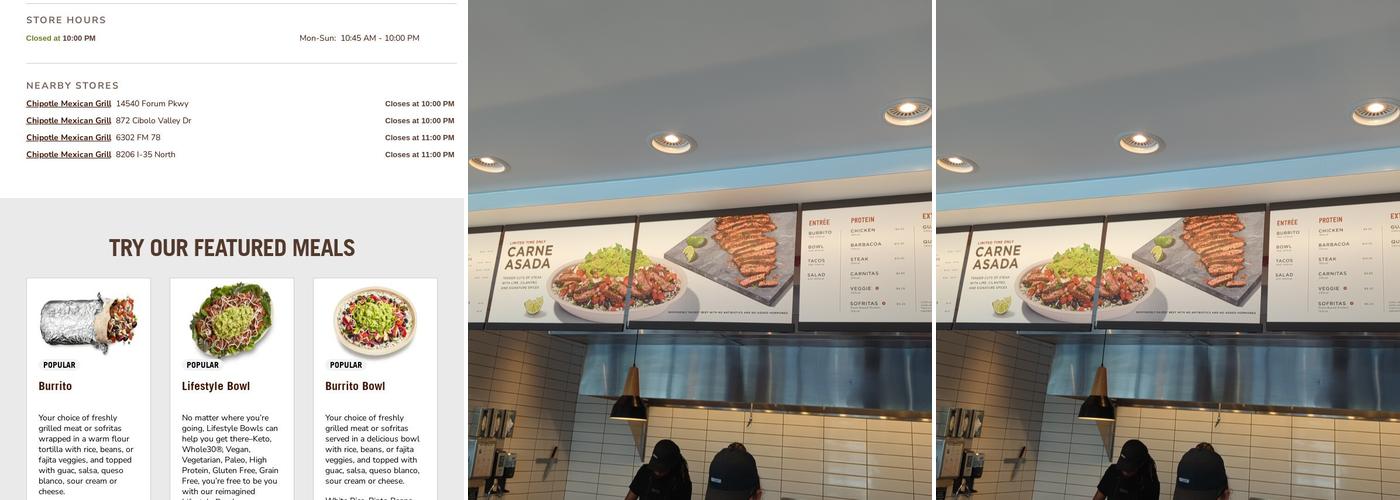 Chipotle Menu
