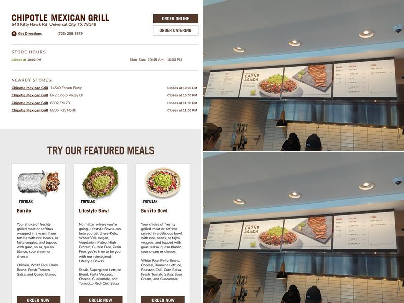 Chipotle Menu
