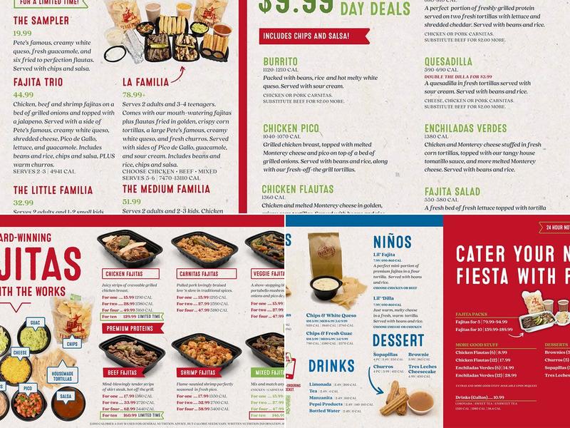 Fajita Pete's - Flower Mound Menu