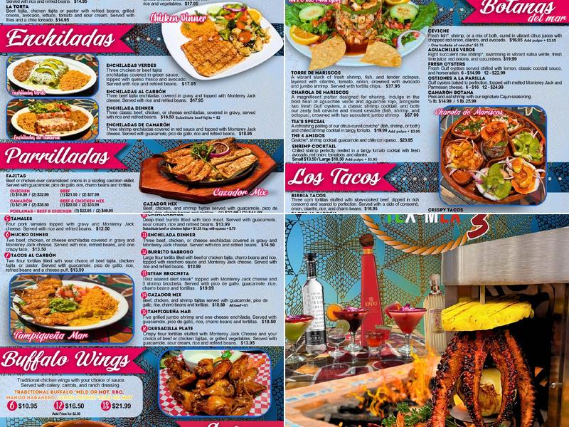 El Refu Tex - Mex Menu