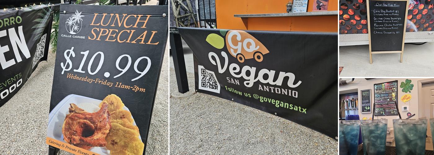 Screamin’ Chameleon Menu