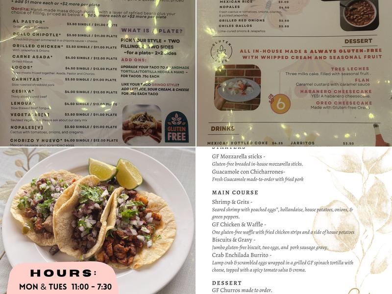Los Tios Menu