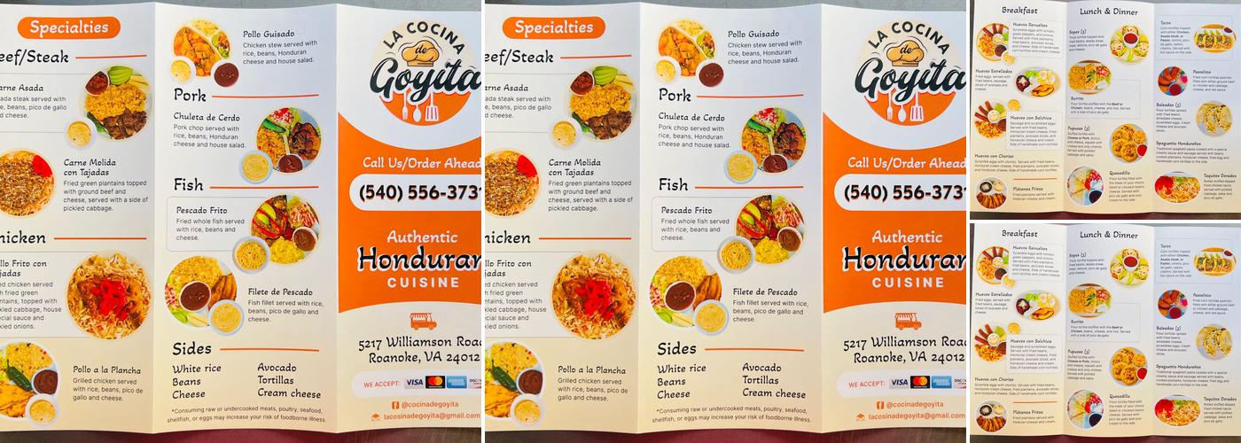 LA COCINA DE GOYITA Menu