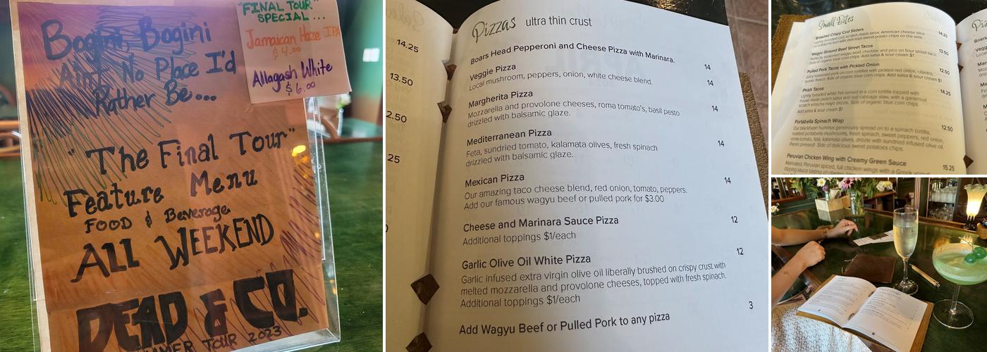 House of Bogini Menu