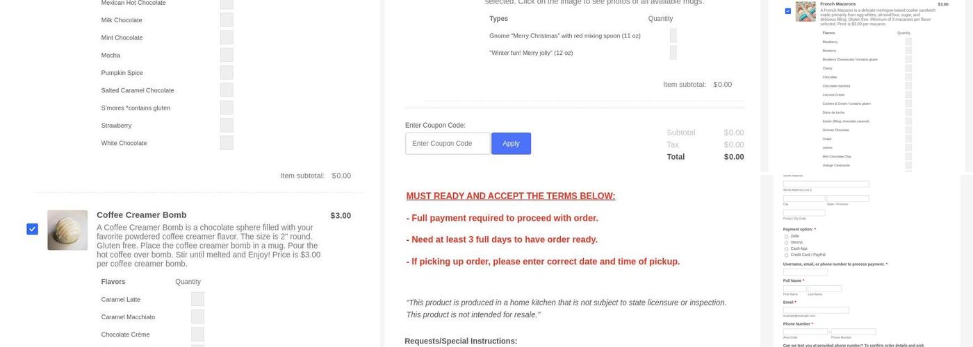 Jazzed Macarons: At-Home Dessert Shop Menu