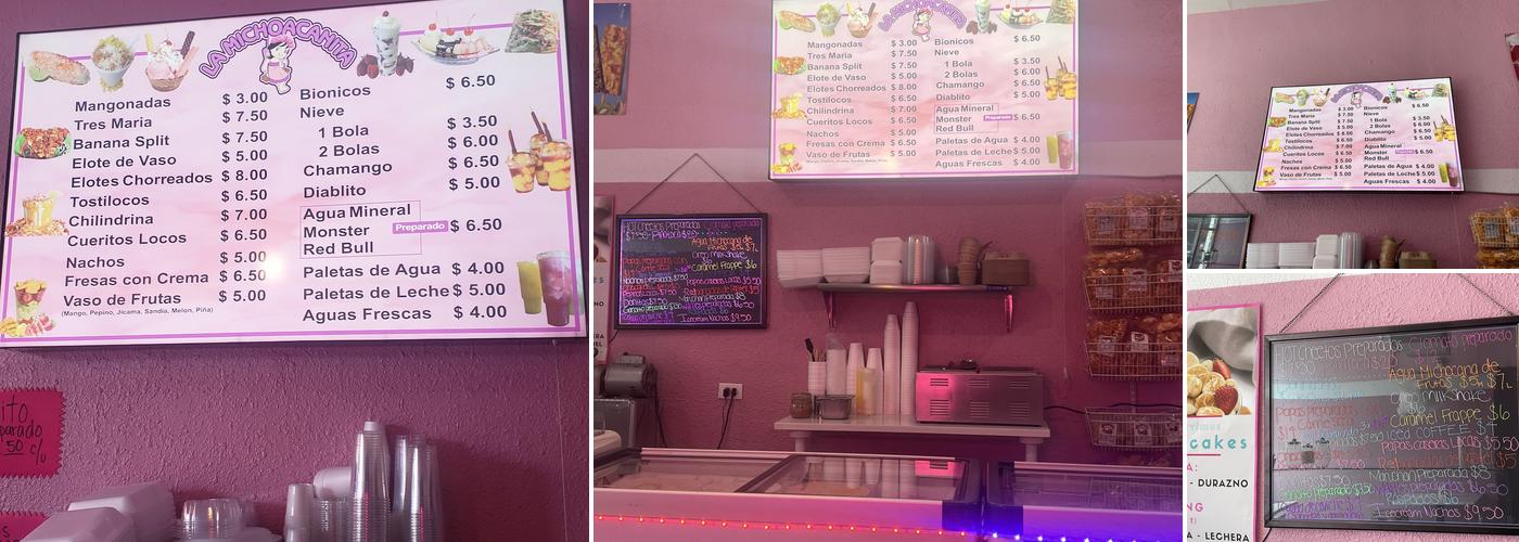 La Michoacanita Menu