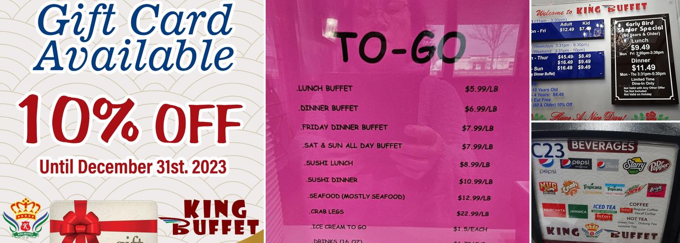 King Buffet Menu