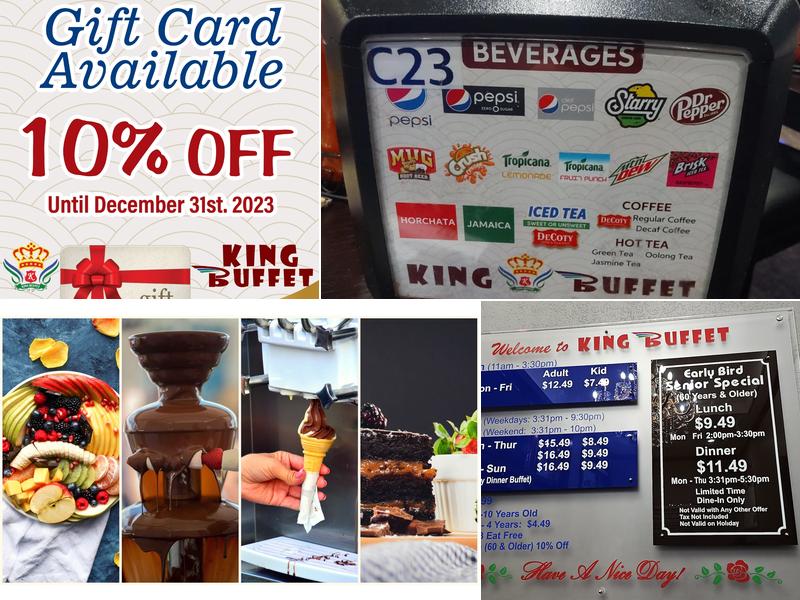 King Buffet Menu