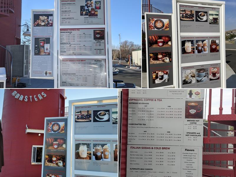 Red Silo Coffee Roasters Menu