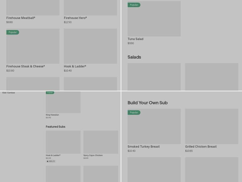 Firehouse Subs Athens Tech Menu