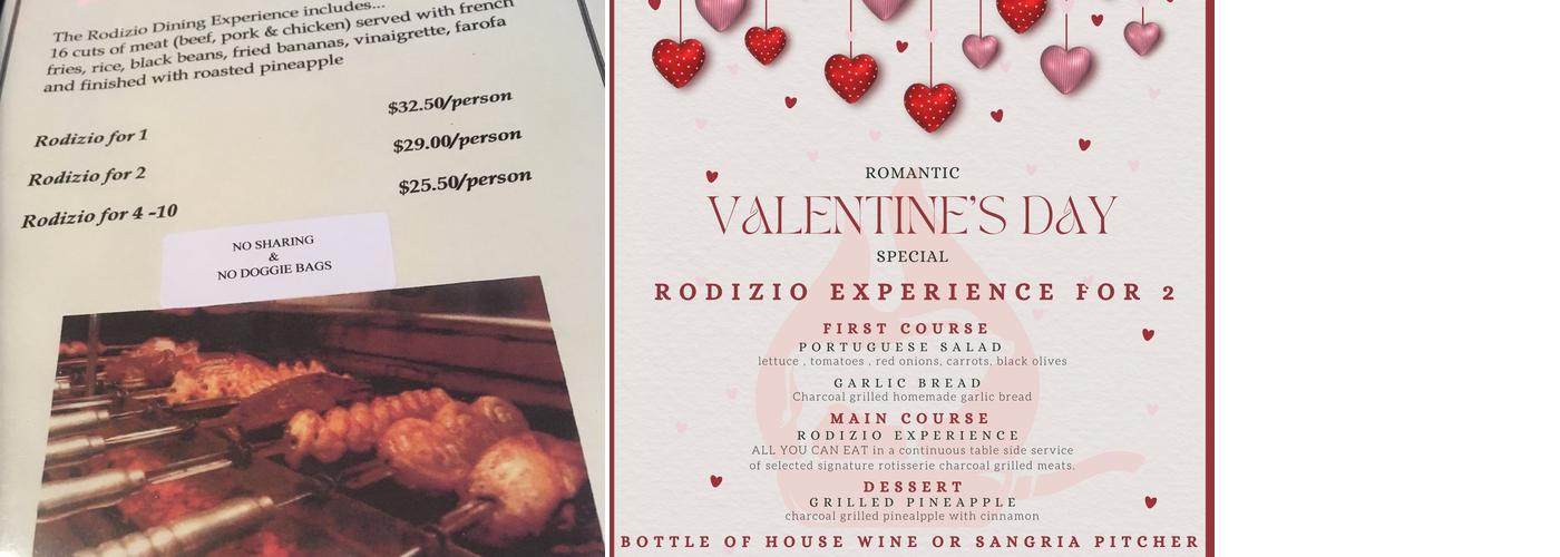 Pablos restaurant Menu
