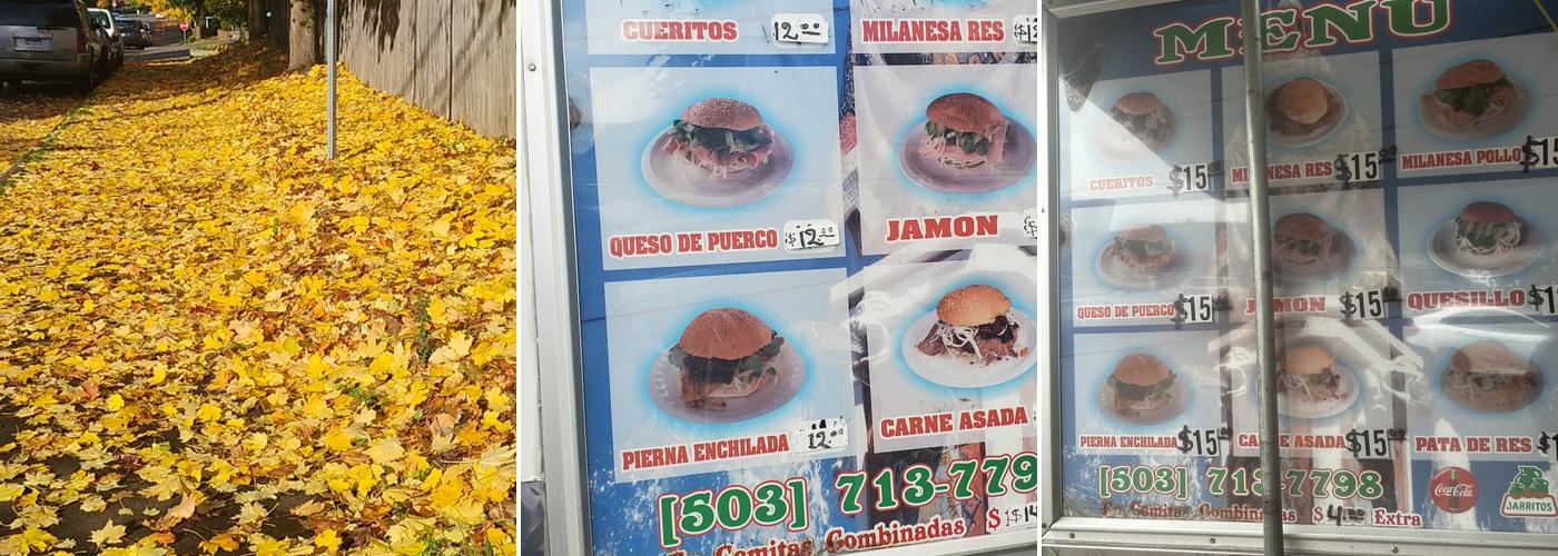 Cemitas Menu