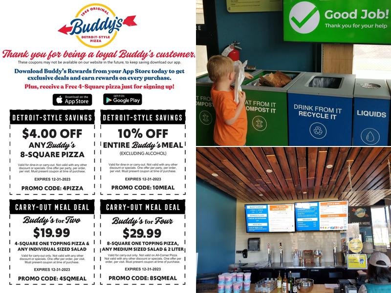 Buddy's Pizza Menu