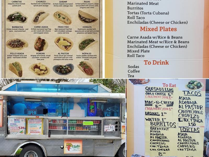 Chilito Taco Shop Menu