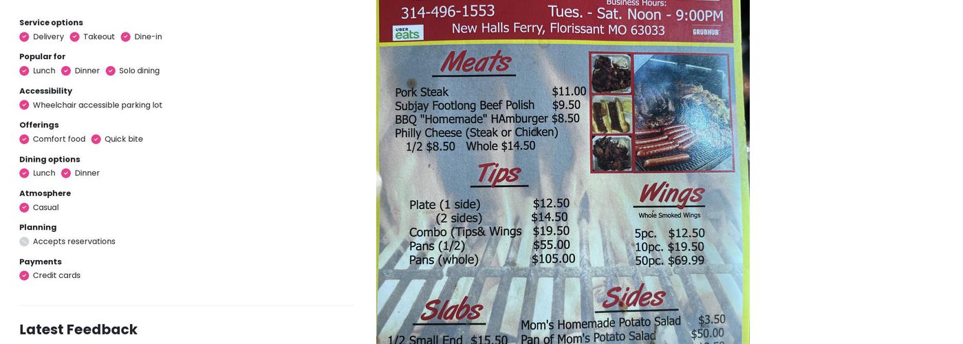 Sub Jay's Menu