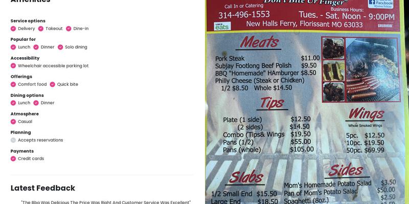 Sub Jay's Menu