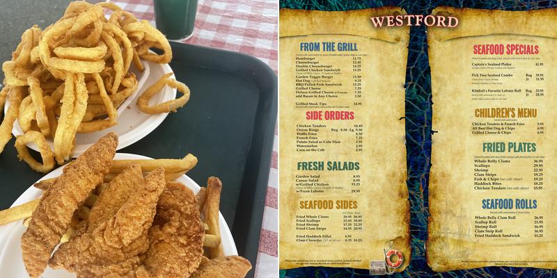 Seafood Grill Shack Menu