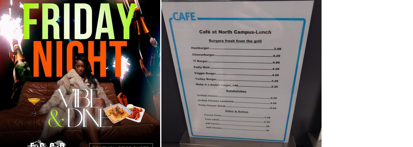 S.C. Cafeteria Menu