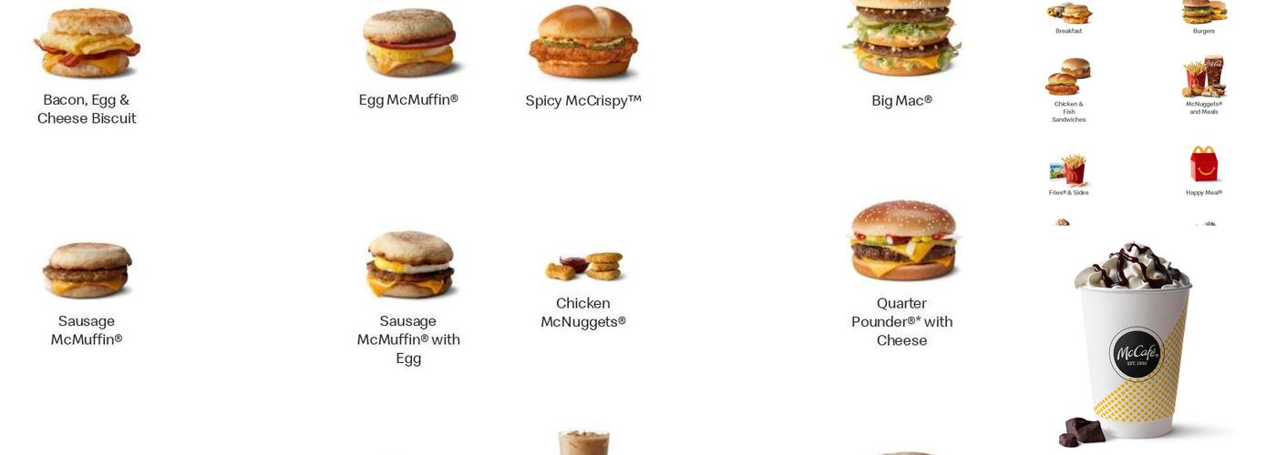 McDonald's Menu
