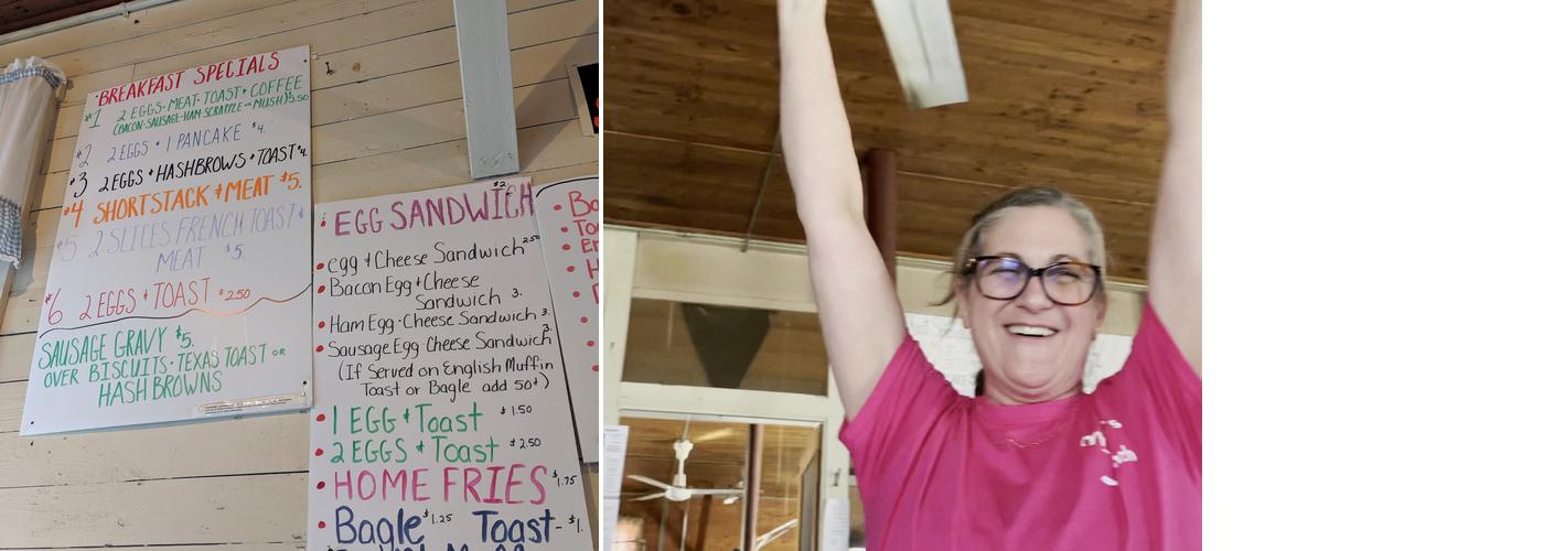 Marge's Restaurant Menu