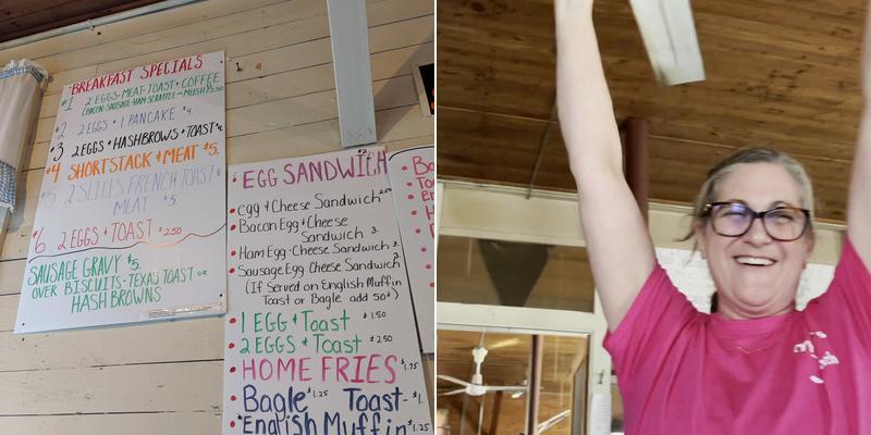 Marge's Restaurant Menu