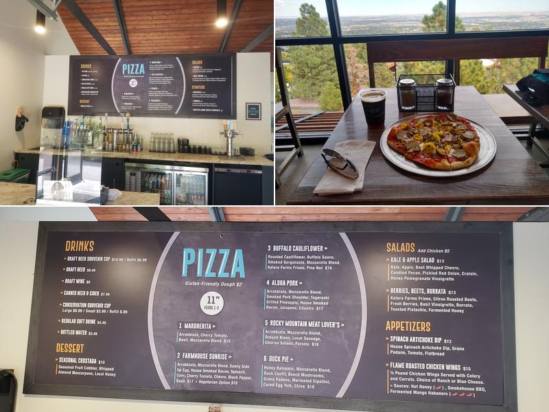 Pizza with a View Menu