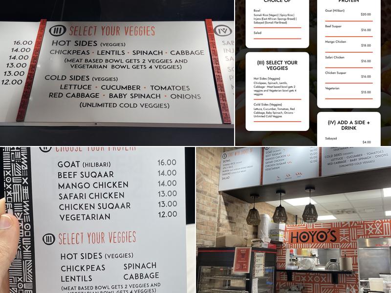 Hoyo's Kitchen Menu