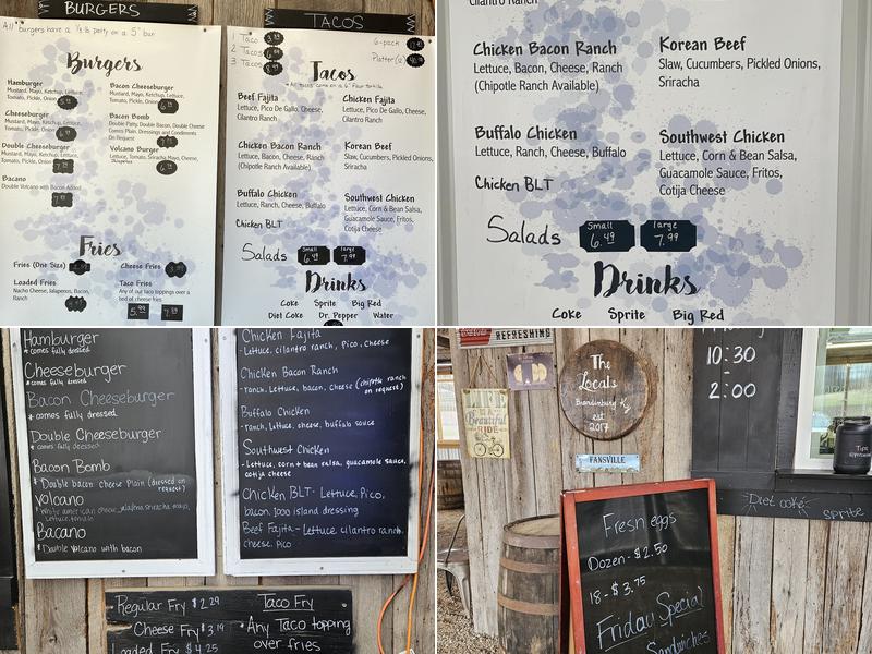 The Locals Food Trucks and Outdoor Cafe Menu