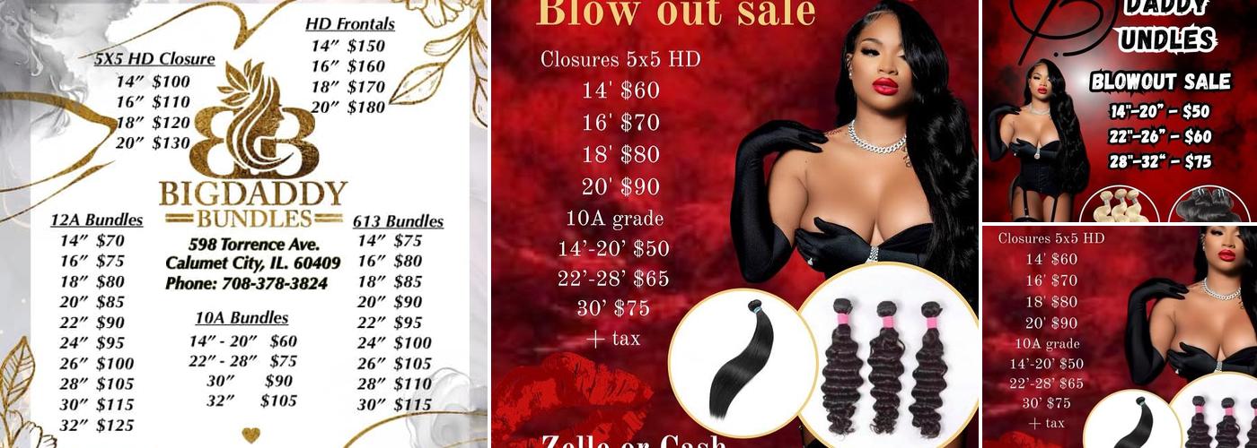 Big Daddy's Bundle's Menu