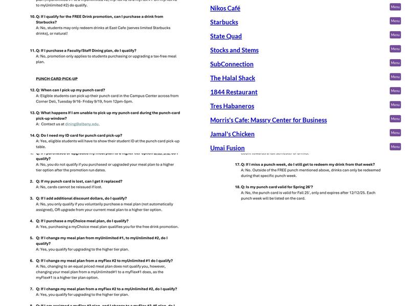 SubConnection Menu